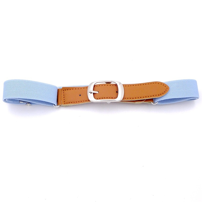 Curea elastică cu cataramă cu pin, unisex, reglabilă pentru copii și adulți