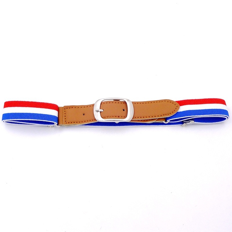 Curea elastică cu cataramă cu pin, unisex, reglabilă pentru copii și adulți