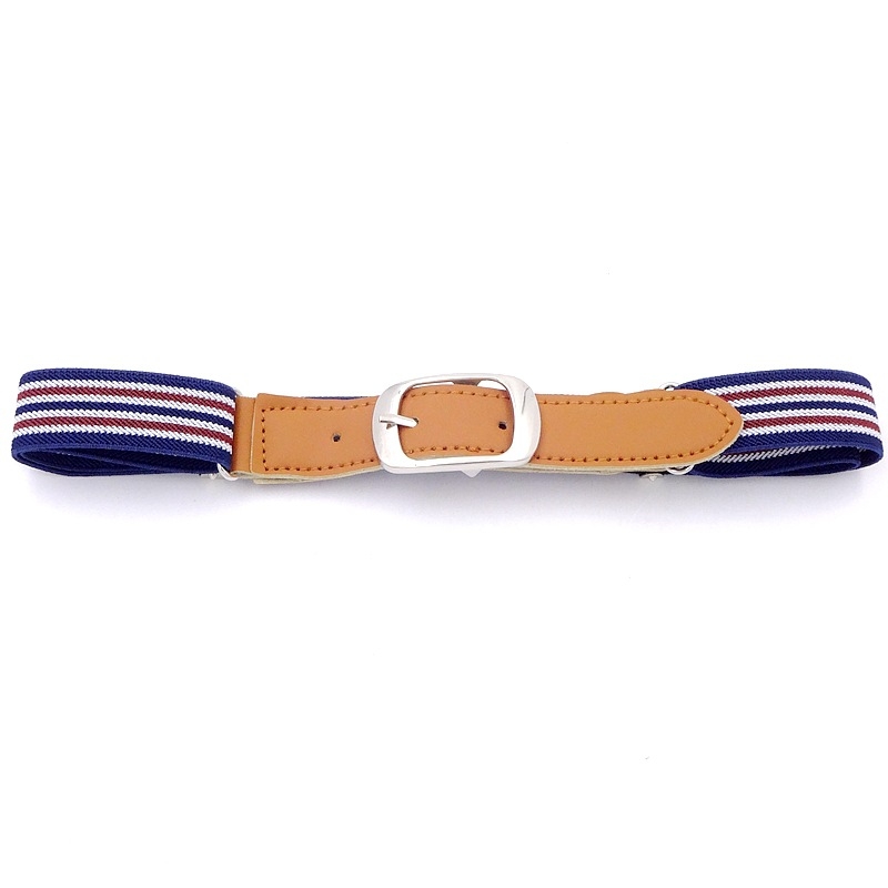 Curea elastică cu cataramă cu pin, unisex, reglabilă pentru copii și adulți