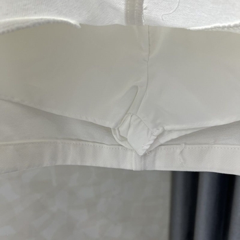 Fehér nyári denim szoknya magas derekú kis méretű nőknek, koreai stílus, karcsúsító, A-vonalú, bodycon