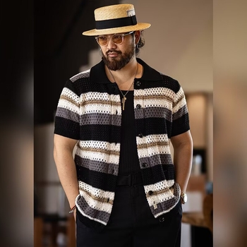 Vestă din lână cu două fețe pentru femei, model Fair Isle, cald, dungi retro, jachetă scurtă