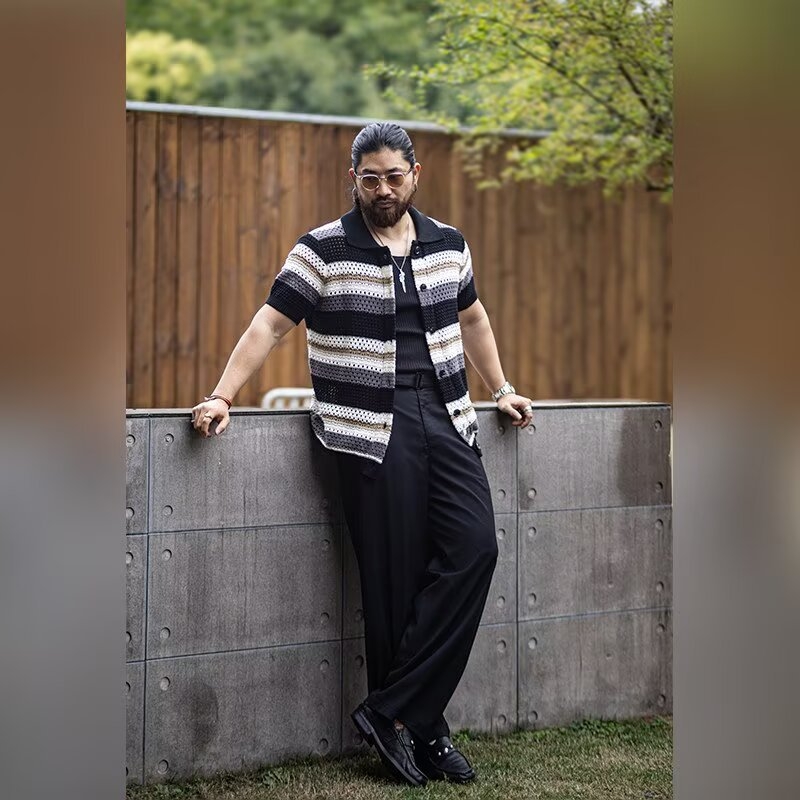 Vestă din lână cu două fețe pentru femei, model Fair Isle, cald, dungi retro, jachetă scurtă