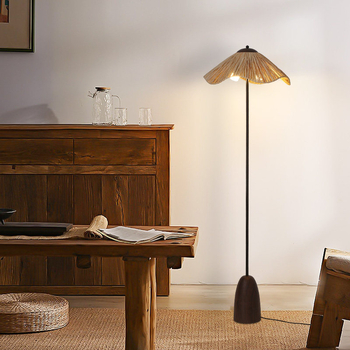 Retro Wabi-Sabi stílusú állólámpa teaházba, hálószobába és nappaliba – ambient fény, japán stílusú szalma fonat kialakítás