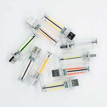 Νυχτερινό φως σε γυάλινο μπουκάλι με USB-αφής, φορητή LED λάμπα υπνοδωματίου, ρυθμιζόμενο φως ατμόσφαιρας