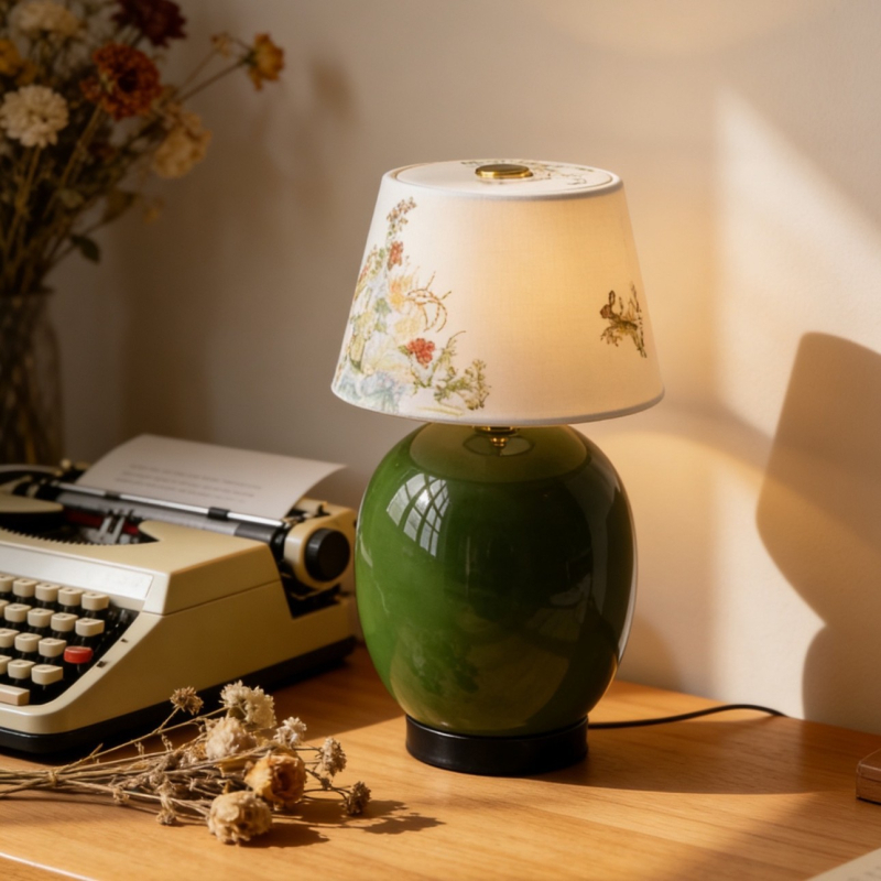 Vintage üveg asztali lámpa, retro magas minőségű dekoráció hálószobába, éjjeli asztali világítás, érintéses vezérlés, újratölthető