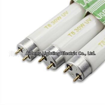 Τ8 λάμπα UV σκλήρυνσης, μήκους 1,2 m, 365 nm, 40 W, λευκό γυάλινο περίβλημα, βάση G13
