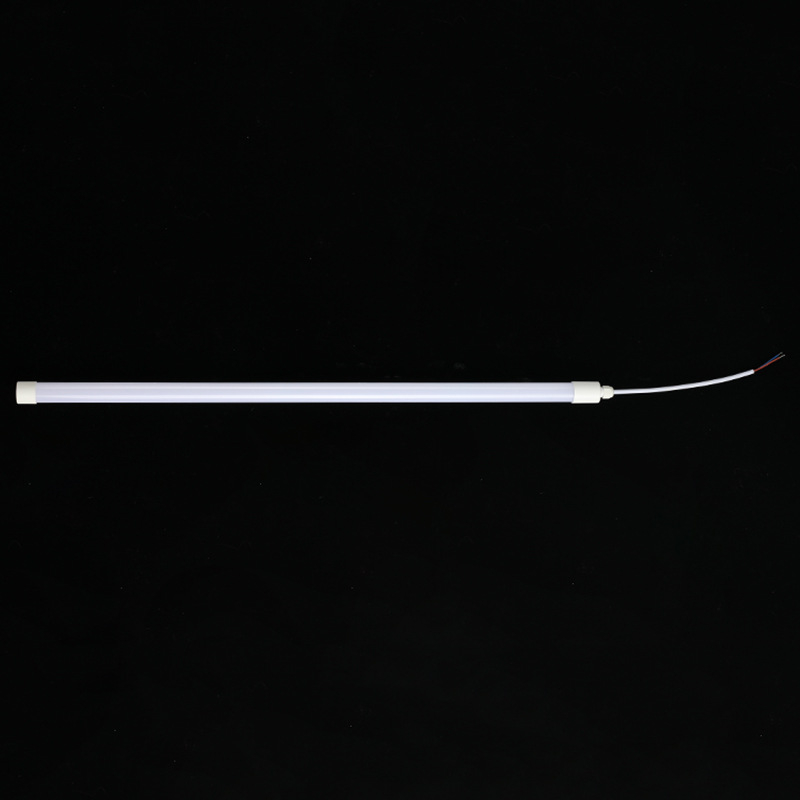 Minden-műanyag T8 csavaros LED cső, vízálló, 1,2 m, 18 W, IP65, 84 LED, 5000 lm, 360° fényáram, nem dimmelhető
