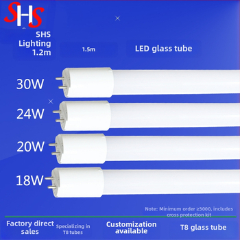 T8 LED cső, 1,2 m, 18/20/24/28/30 W, magas fényerő, osztott dizájn