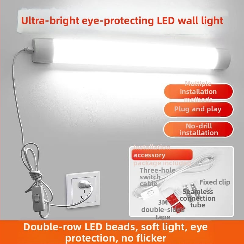 LED linearna svjetiljka s direktnim priključivanjem, duljina 1,2 m, dnevna svjetlost, 80 W, IP55, za dom i studentske domove