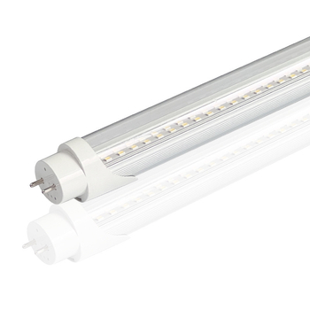 T8 alumínium-plasztik LED cső dupla sor ETL LED chipekkel, nagy fényerő, állandó áram, alumínium-plasztik tartó, villogásmentes