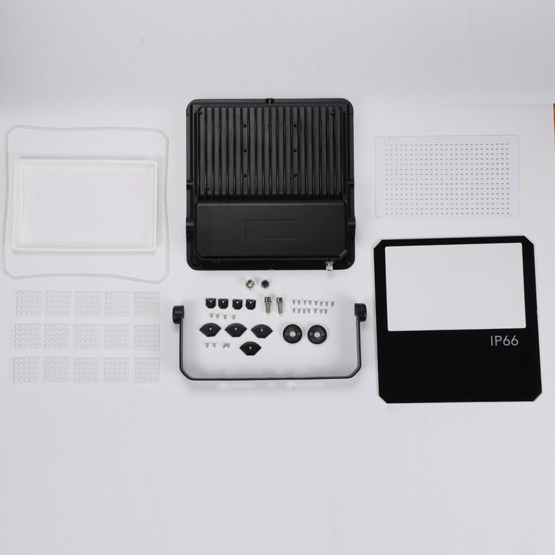 Öntött alumínium floodlámpa ház készlet, 50W, 100W, 200W és 300W
