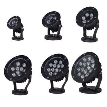 Penge-stílusú LED vetítőházzal 3W–36W LED modulokhoz, külső vízálló burkolat