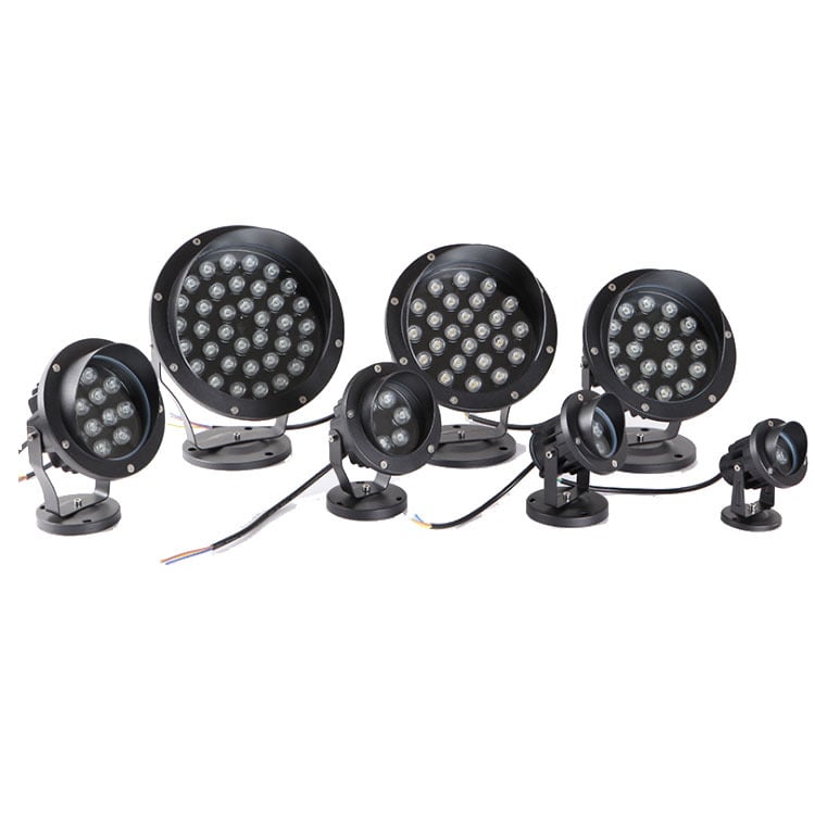 Penge-stílusú LED vetítőházzal 3W–36W LED modulokhoz, külső vízálló burkolat