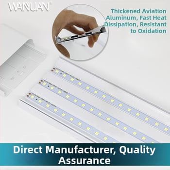 LED λυχνία καθαρισμού με τρεις προστασίες, μακριά LED λωρίδα φωτισμού για σούπερμάρκετ και εμπορικούς χώρους, ενσωματωμένος ανθεκτικός στη σκόνη βραχίωνας, αλουμινένιο περίβλημα