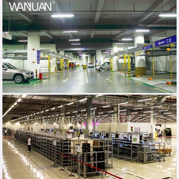LED λυχνία καθαρισμού με τρεις προστασίες, μακριά LED λωρίδα φωτισμού για σούπερμάρκετ και εμπορικούς χώρους, ενσωματωμένος ανθεκτικός στη σκόνη βραχίωνας, αλουμινένιο περίβλημα