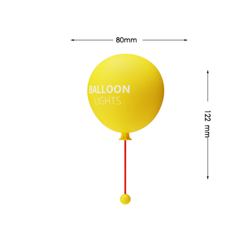 Szilikonból készült éjjeli fény ballon formájú, érintésre működő asztali lámpa gyerekeknek, dekoratív ajándék, újratölthető