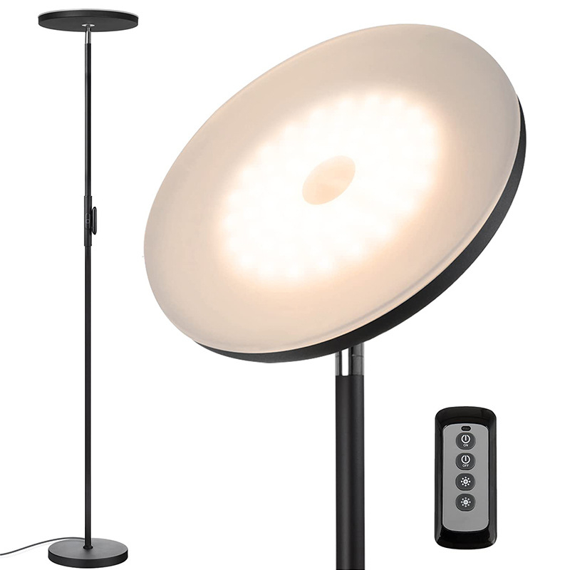 30W-os állítható fényerejű minimalista LED állólámpa távirányítóval, ETL tanúsított