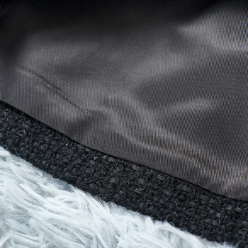 Női rövid zakó gyapjú bouclé tweed anyagból Hepburn-stílusú design
