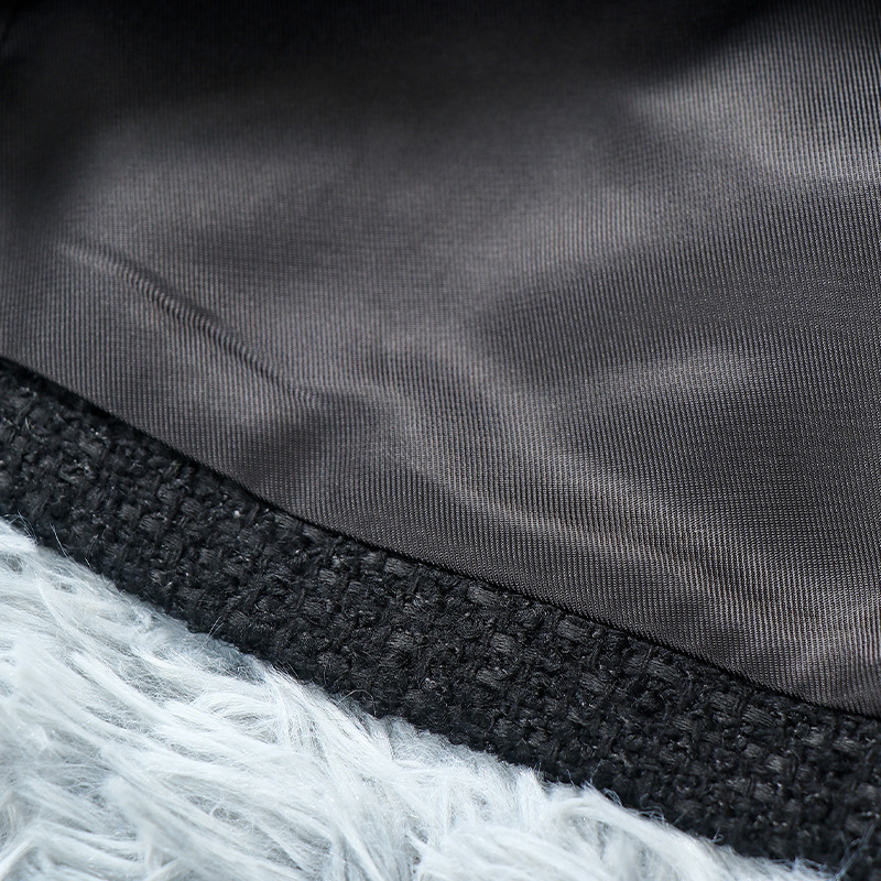 Női rövid zakó gyapjú bouclé tweed anyagból Hepburn-stílusú design