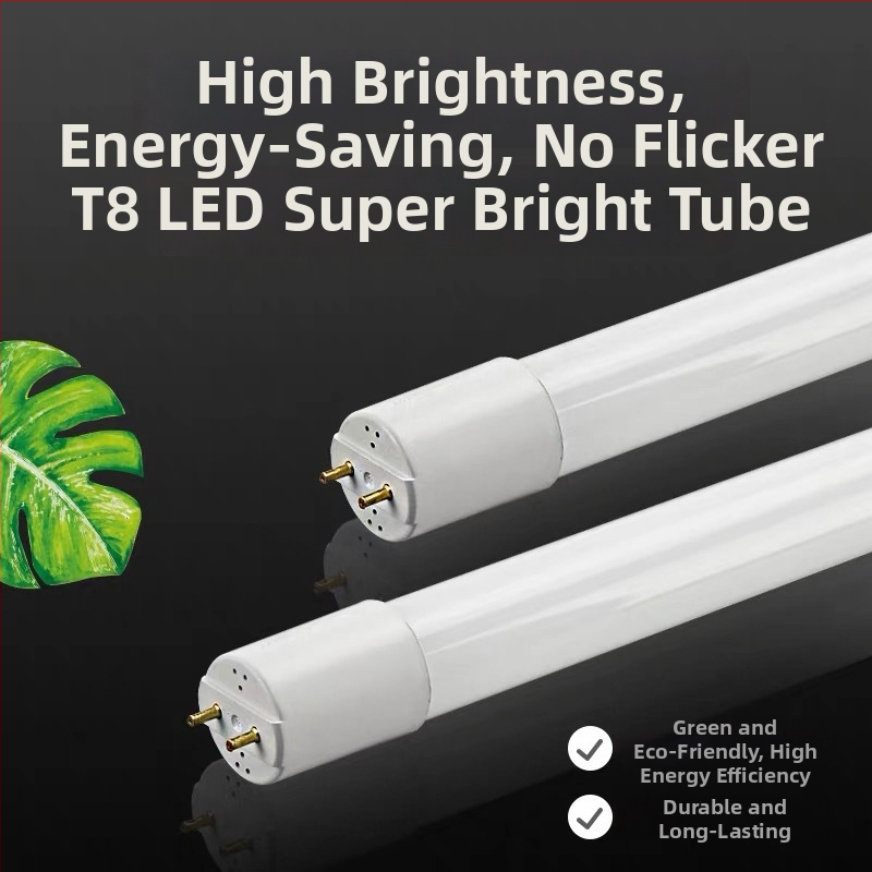 Podstavec pre LED trubicu T8 – kompletná sada držiakov, delená, ultra jasná, 1,2 m LED sklenená trubica, staromódny držiak