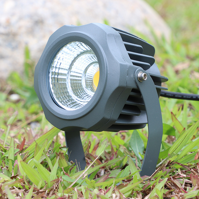 Kerti földalatti vízálló lámpa, 30W, 1000 lm, IP65, alumínium ház, 24° fényirány, Ø90 mm, 1 LED