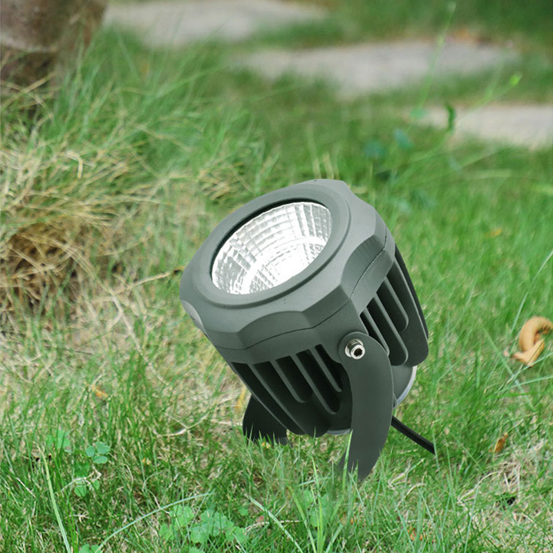 Kerti földalatti vízálló lámpa, 30W, 1000 lm, IP65, alumínium ház, 24° fényirány, Ø90 mm, 1 LED