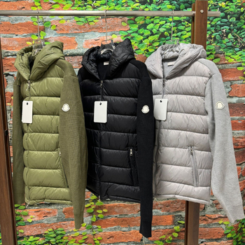 Női őszi-téli patchwork kötött ujjú kapucnis pamutkabát, könnyű, karcsú szabás, meleg, sokoldalú munkához