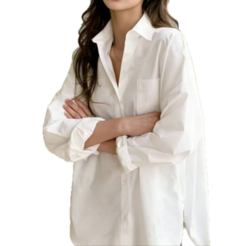 Bluza de femei în stil coreean, croială lejeră, lungime medie, primăvara-vară 2026