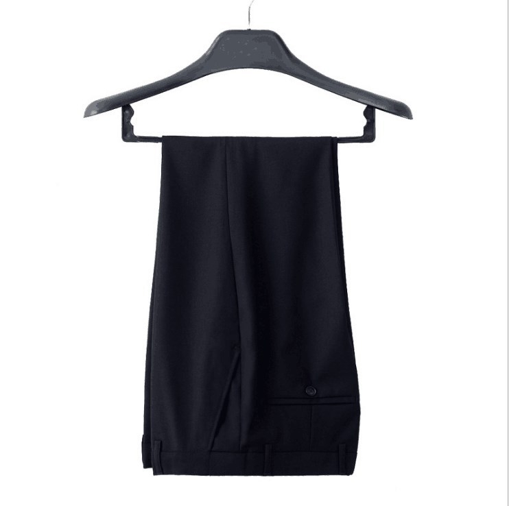 Pantaloni bărbați de toamnă, fără călcare, croiți Slim-Fit, drepti, stil de afaceri