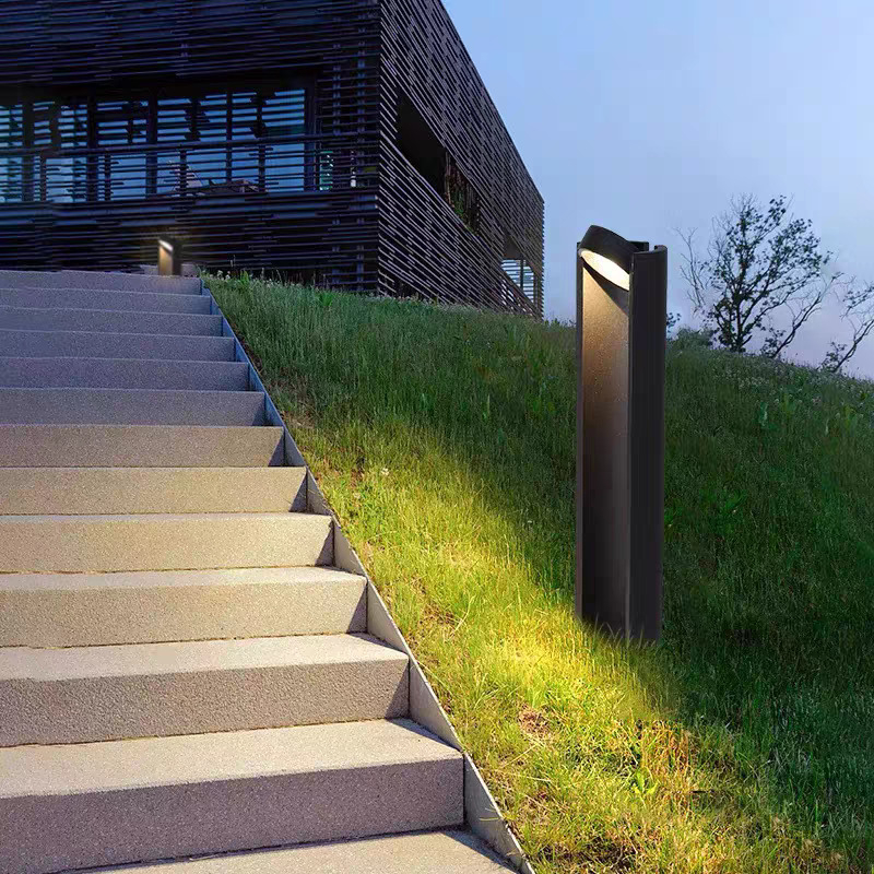 LED kültéri gyeplámpa, vízálló kerti világítás a kerthez, modern tájvilágítás a villa udvarára, egyszerű és forgatható dizájn