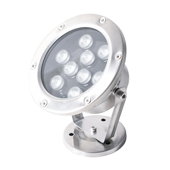 LED подводна светлина от неръждаема стомана за външна употреба, водоустойчива RGB светлина за басейн и езеро, с дистанционно управление