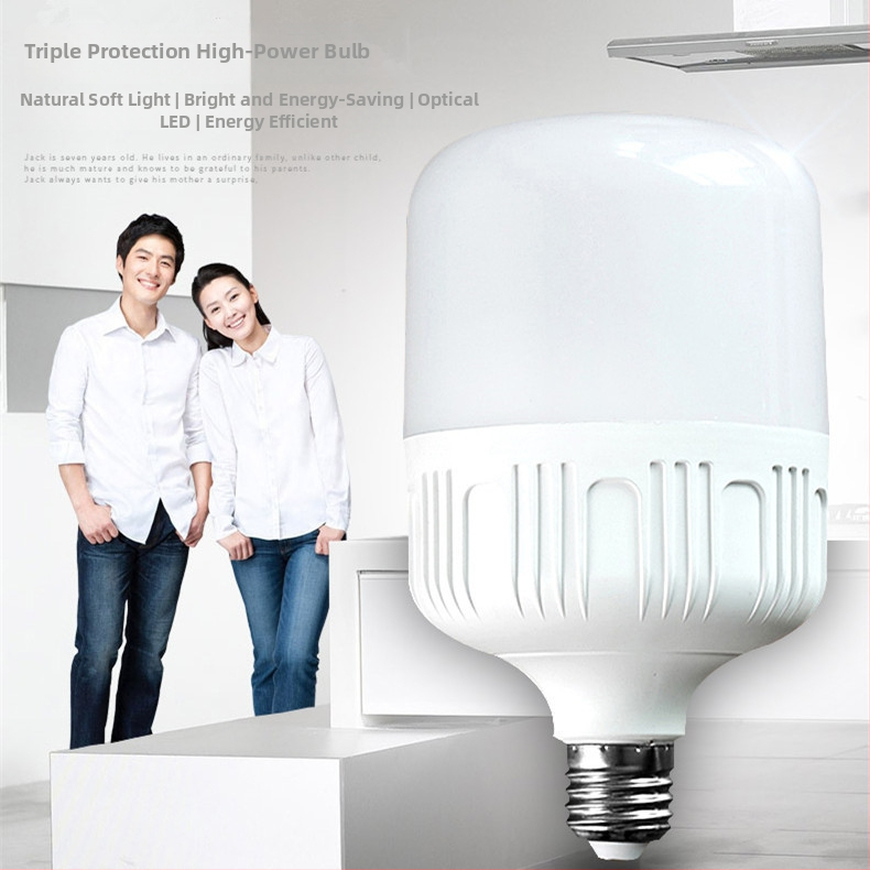 LED žiarovka E27, 5W, 10W, 15W, 20W, 30W, 45W, 65W, energeticky úsporné biele svetlo