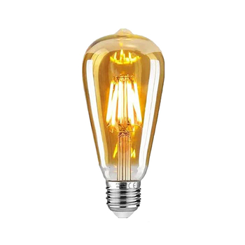 ST58 LED лампа с филаментни нишки, 2200K, ретро декоративна крушка Edison