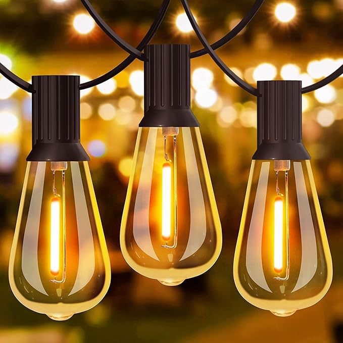 ST38 LED λαμπερές αλυσίδες φώτων – εξωτερικές, αδιαβροχες από πλαστικό, πολύχρωμες για κήπο, κάμπινγκ και διακοσμήσεις γάμου και εορτών