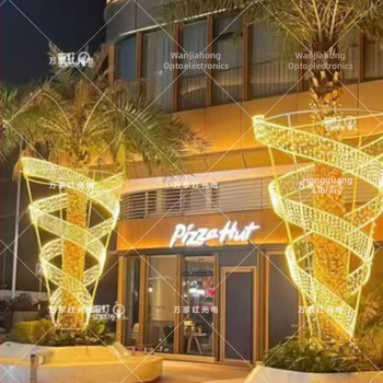 Εξωτερικό LED φως διακόσμησης σε σχήμα δέντρου για δρόμους, εμπορικά κέντρα, πάρκα και περιοχές θέας — αδιάβροχο IP66, κρεμαστό φως διακοσμητικό που περιβάλλει το δέντρο