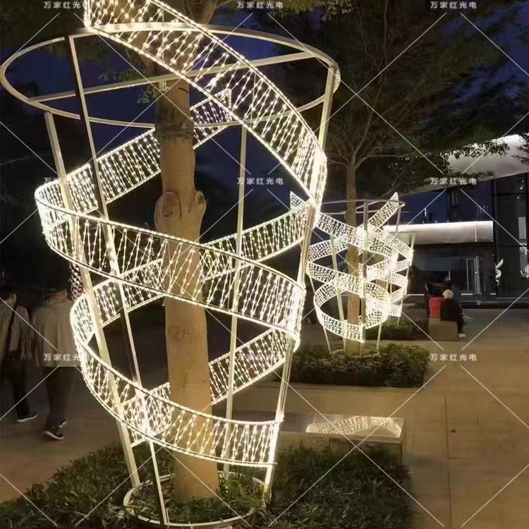 Εξωτερικό LED φως διακόσμησης σε σχήμα δέντρου για δρόμους, εμπορικά κέντρα, πάρκα και περιοχές θέας — αδιάβροχο IP66, κρεμαστό φως διακοσμητικό που περιβάλλει το δέντρο