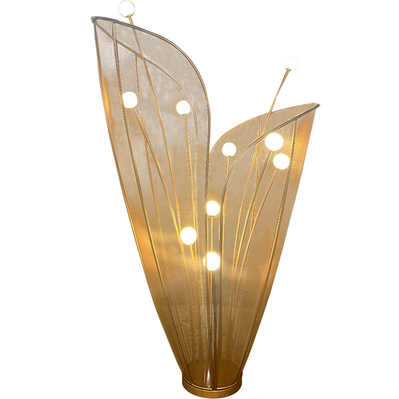 Vanjske LED lampe u obliku cvijeta za pejzažno osvjetljenje parkova i trgova, vodootporne dekorativne svjetlosti s kreativnom atmosferom