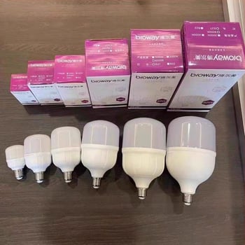 LED цилиндрична крушка с база E27, енергоспестяваща, супер ярка, индустриална употреба