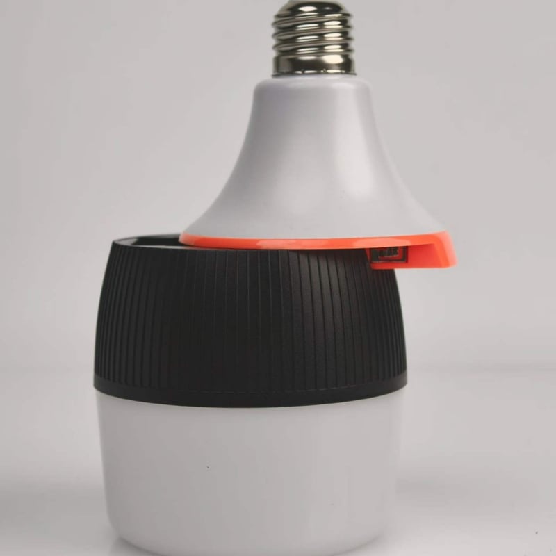 Разглобяема аварийна LED крушка за осветление при прекъсване на тока, 30W, вътрешно осветление, батерия, база E27
