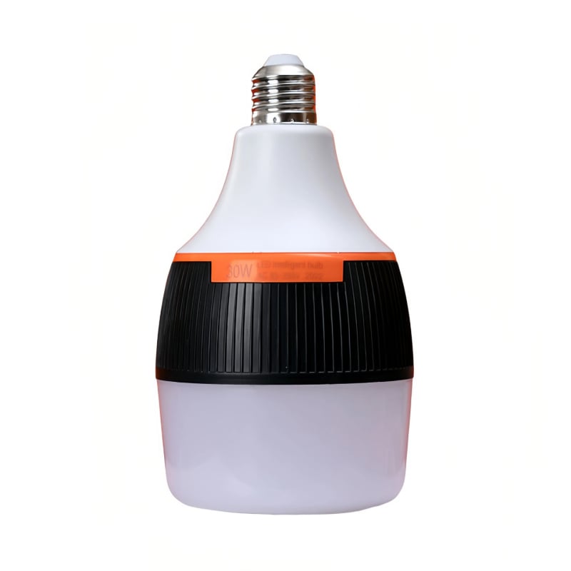 Разглобяема аварийна LED крушка за осветление при прекъсване на тока, 30W, вътрешно осветление, батерия, база E27