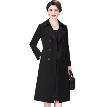 Palton pentru femei, lungime medie pentru primăvară, modă 2025, stil nou