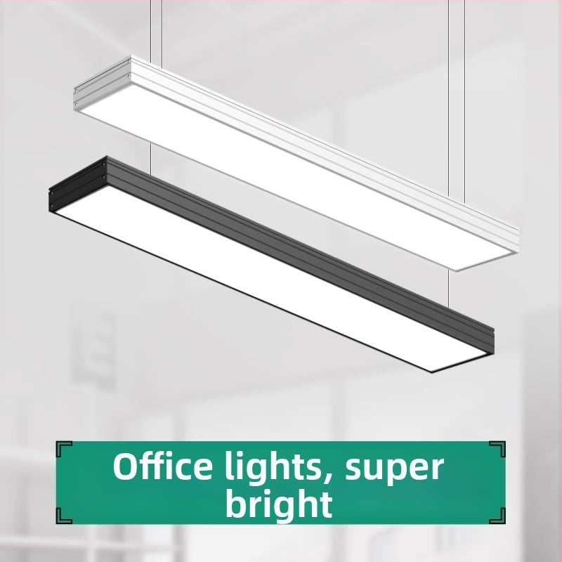 LED φωτιστικό οροφής γραφείου, μακριά λωρίδα, βιομηχανικού στυλ, για εμπορικούς χώρους και γυμναστήρια