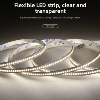 24V COB LED szalag, dimmelhető, öntapadós hátoldallal