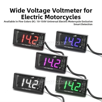 MTG-7822 LCD feszültség kijelző, 10V-150V, elektromos motorkerékpárhoz