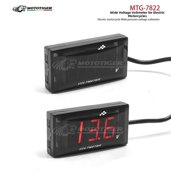 MTG-7822 LCD feszültség kijelző, 10V-150V, elektromos motorkerékpárhoz