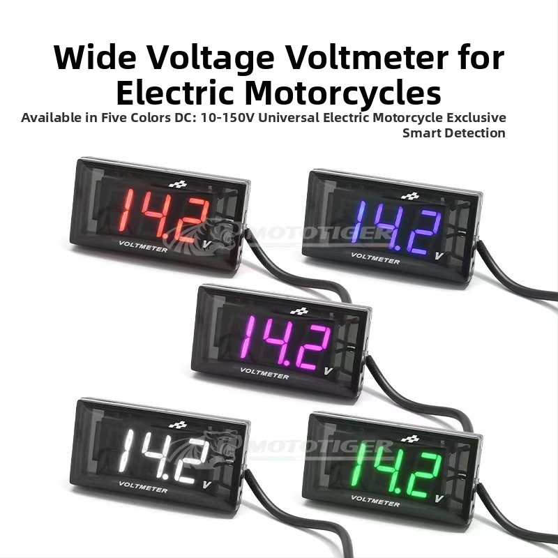 MTG-7822 LCD feszültség kijelző, 10V-150V, elektromos motorkerékpárhoz