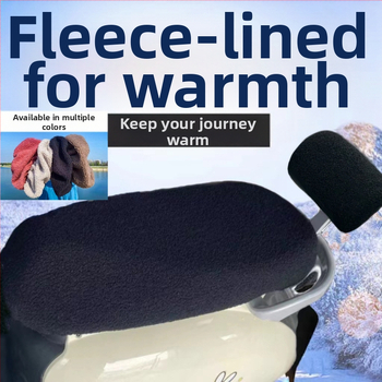 Poťah na sedadlo pre elektrické vozidlá a motocykle, zamatový, teplý do zimy, univerzálny, celoročný