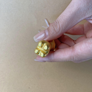 Ősi arany szarvas kulcstartó, DIY kézműves ékszer kiegészítő
