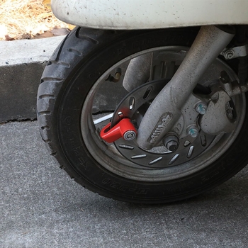 Tárcsafék-zár kerékpárhoz – hordozható, lopás elleni zárkészlet kulcs- és zárbetéttel, elektromos kerékpárok és motorkerékpárok számára