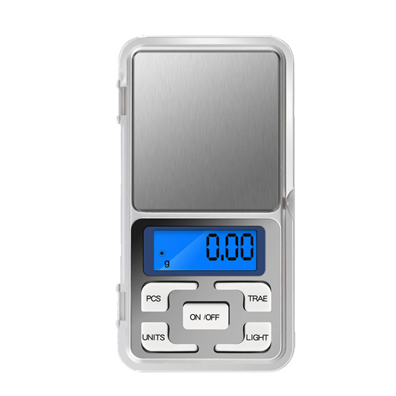 Ékszer elektronikus mérleg, 0,01 g pontossággal, hordozható élelmiszer- és tea mérleg, mini zsebmérleg